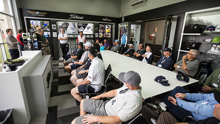 The Team Titleist members have arrived as we went...
