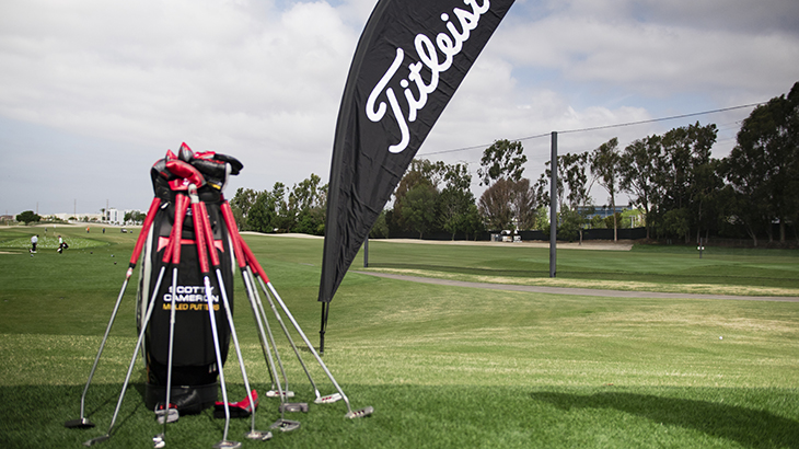 Scotty Cameron putters were also on site for Team...