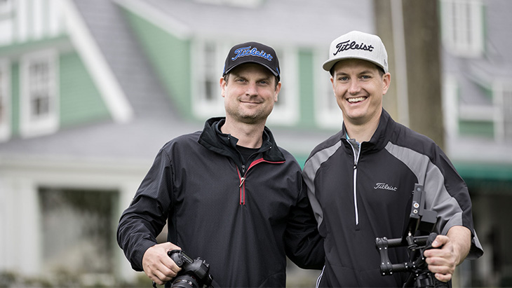 Nick Hamilton (left) and Joe Hafera (right) as we...
