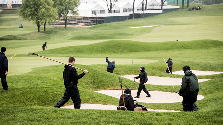 No shortage of manpower when it comes to...