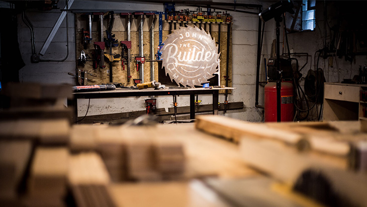 Whereabouts filming began at the workshop of Team...