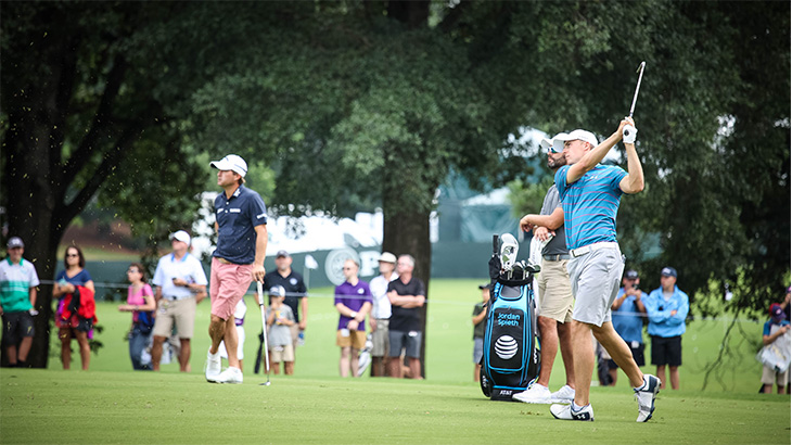 Three-time major champion Spieth has competed in...