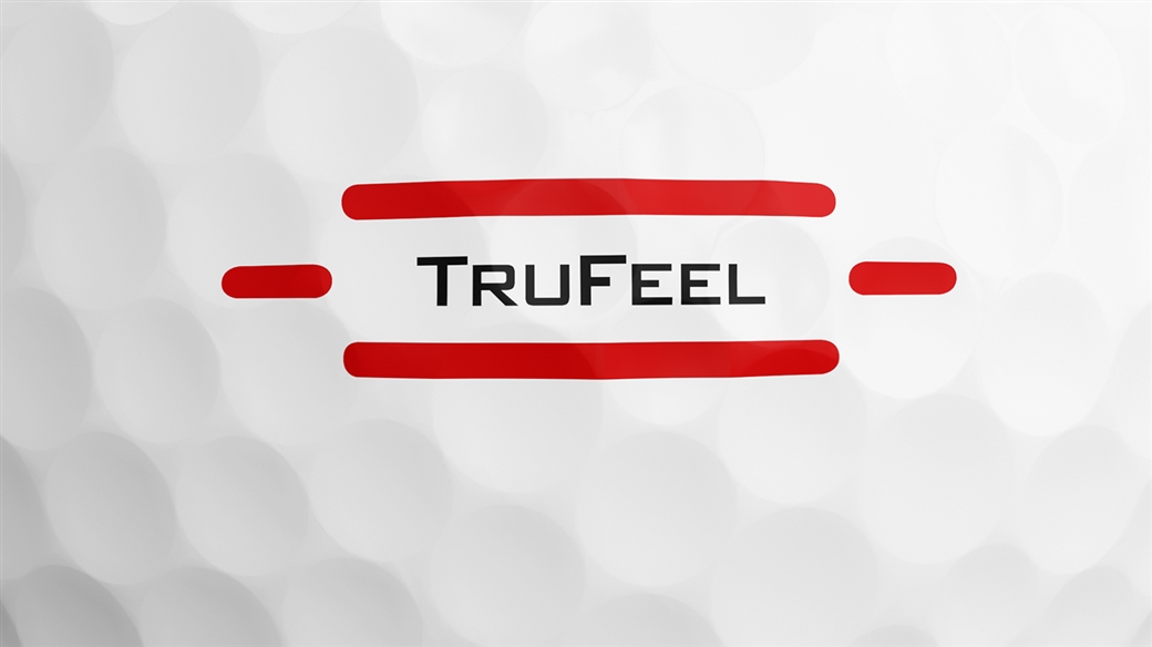 The alignment aid that appears on the sidestamp of the new Titleist TruFeel golf ball